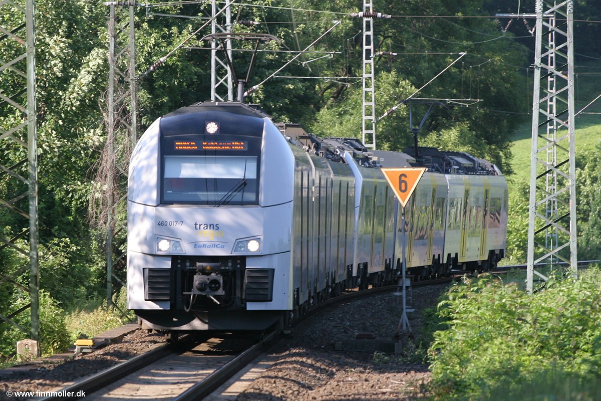 trans regio Deutsche Regionalbahn 460 017