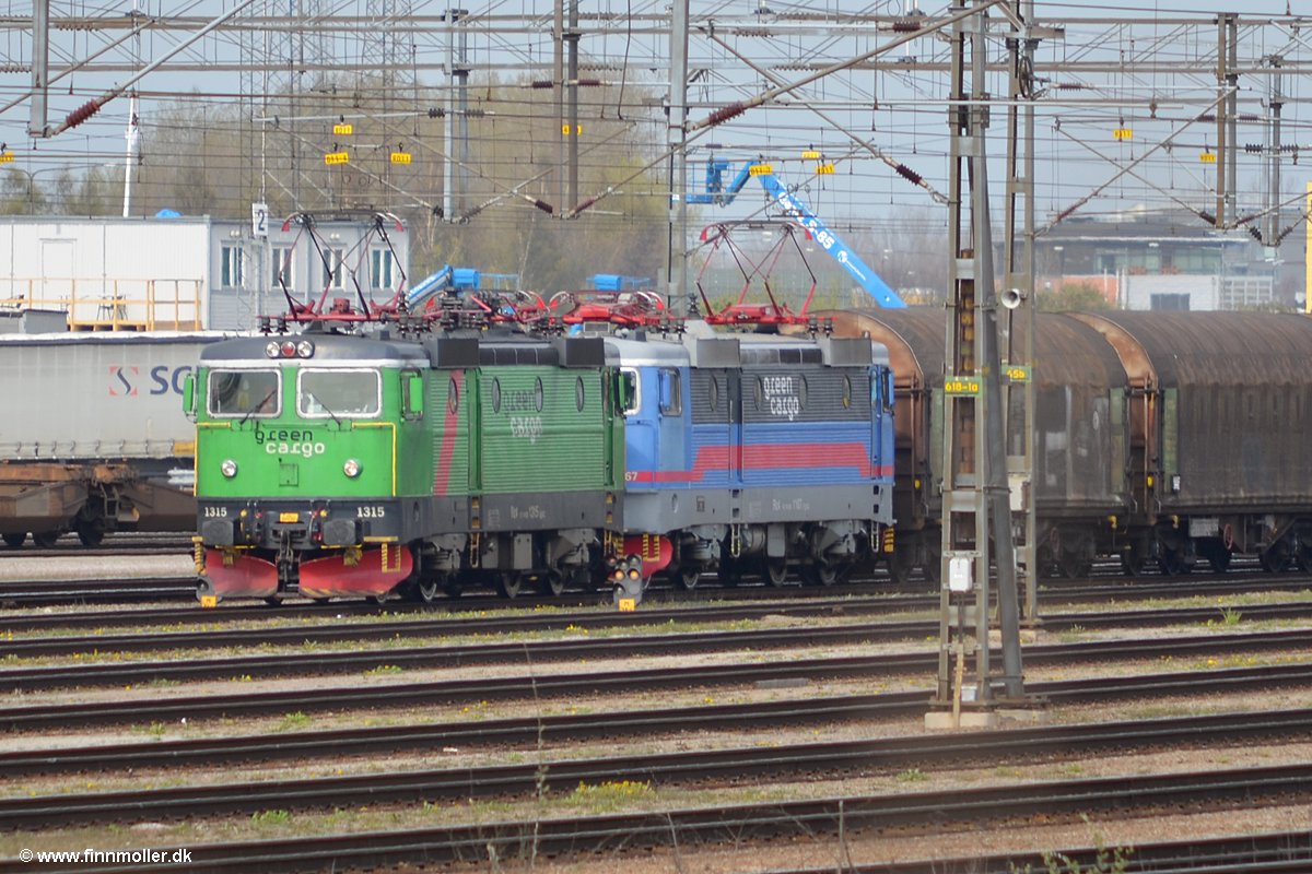 Green Cargo RC4 1315 + RC4 1167