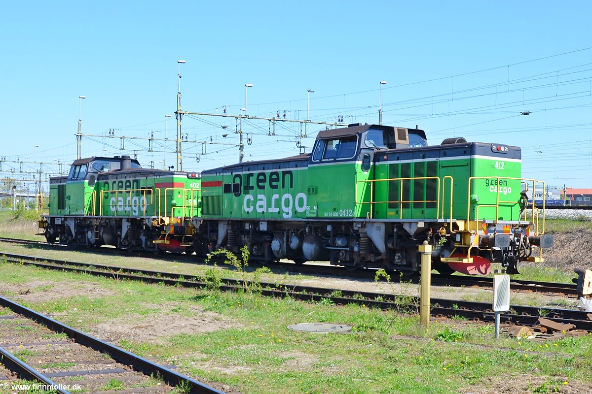 Green Cargo Td 412 + Td 402