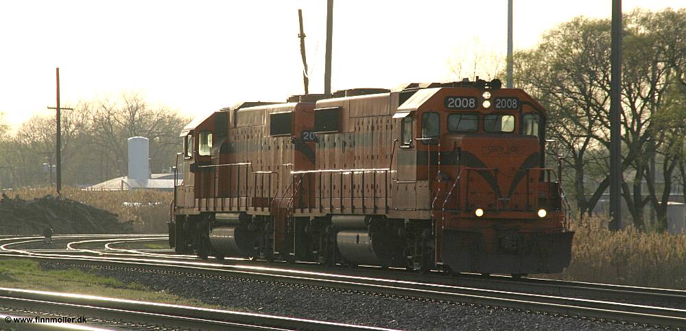 Chicago SouthShore & South Bend Railroad No. 2008 + 2007