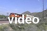 Video af BNSF 4556 + BNSF 4632 i Cajon Station