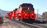 Video af BNSF coil tog i Mojave