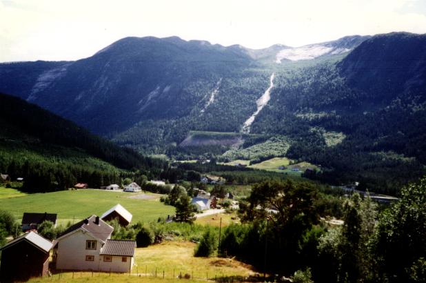 View over Setesdalen from the Setesdal museum