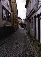 Street in the old part of Bergen