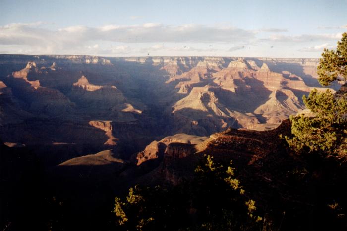 Grand Canyon ved solnedgang