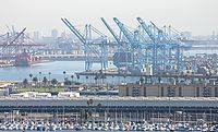 Port of Los Angeles, the APM (Maersk) terminal
