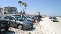 Our car at Daytona Beach